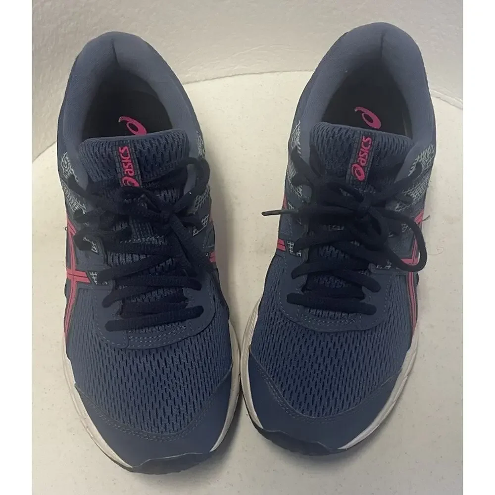 Asics  Running Contend 6 women’s Size 10 Blue Pink GymTraining Sneaker